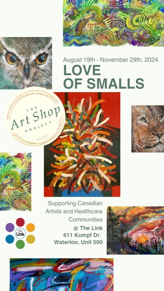 It is finally here! The Link has collaborated once again with @artshopproject for their latest show "For the Love of Smalls". Featuring artists Lorna Cole, John Rula, and Alvaro Oritz-Quiroz. 

"For the Love of Smalls" will be on display at The Link until November 29th. Come by and enjoy!